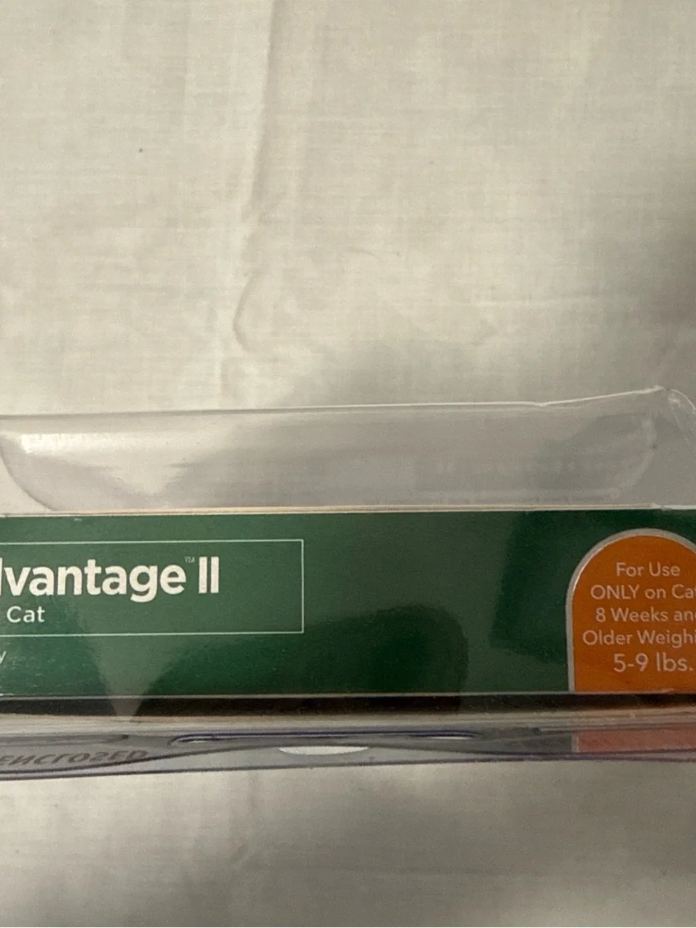 Elan Advantage II Small Cat Topical Flea Prevention - Green